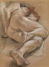 PAUL CADMUS Sleeping Male Nude (NM 254).